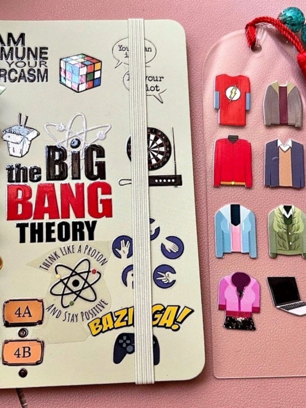 Science comedy tv show fandom vibes handcrafted bundle 🧡🔭🔬 - Picture 3 of 6